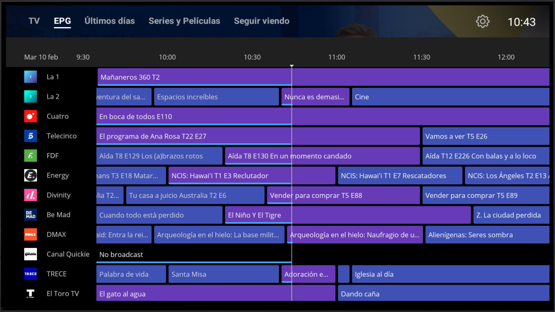 Pantalla Principal